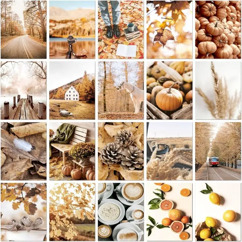 GATYZTORY Diy 40x50cm Paint By Number Autumn Scenery For Adults Children Picture By Numbers Acrylic Paint On Canvas Home Decor