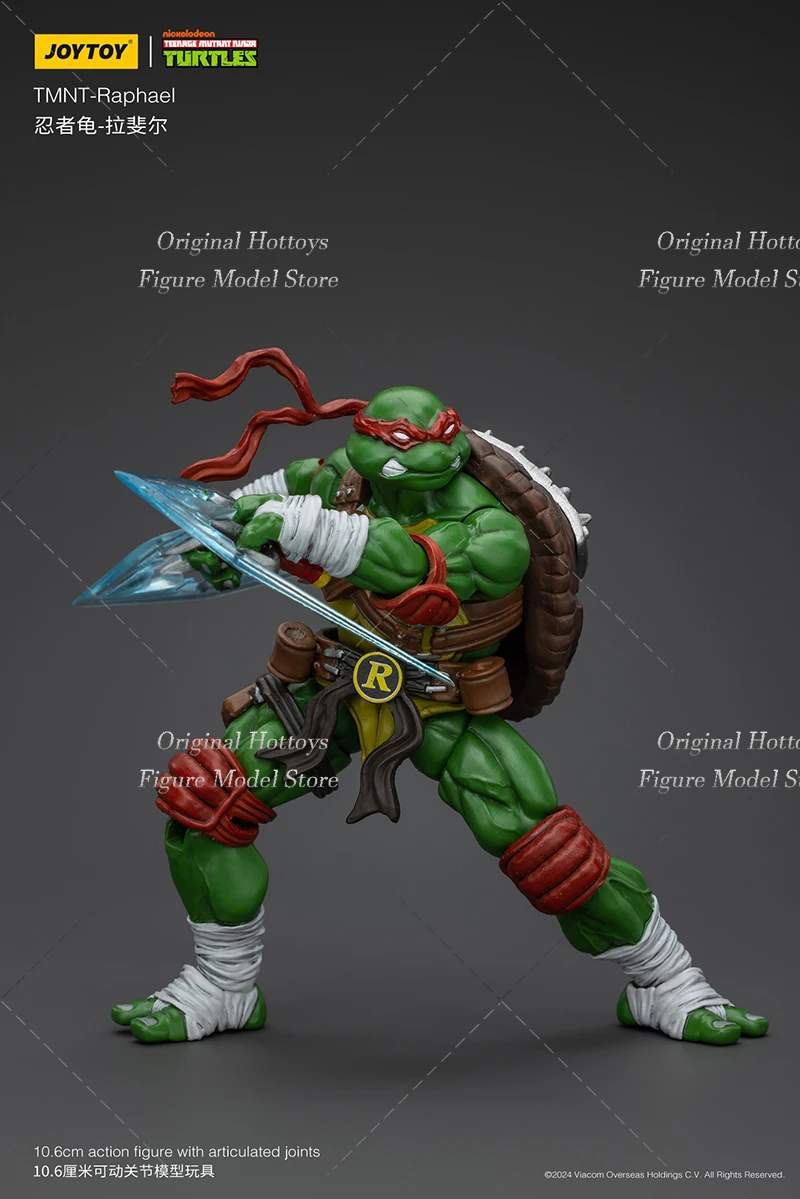 JOYTOY 1/18 Scale Soldier TMNT Michelangelo Donatello Leonardo Raphael Full Set 3.75-inch Action Figure Model Gifts Collection