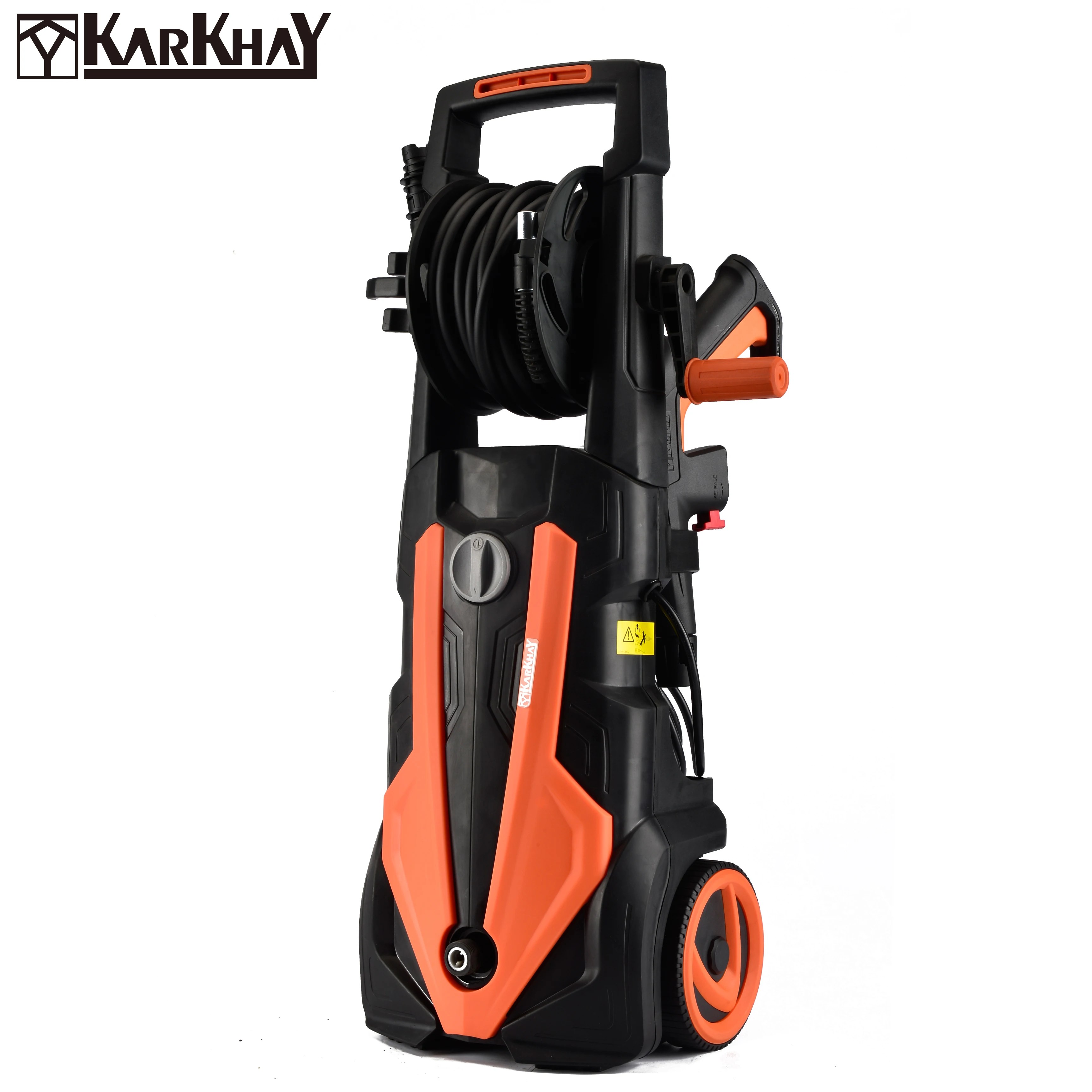 KARKHAY High Pressure Cleaner, Mangueira Reel, Car Wash, Ferramentas Elétricas De Jardim, Alta Pressão, Venda Quente, 1400W, 80Bar