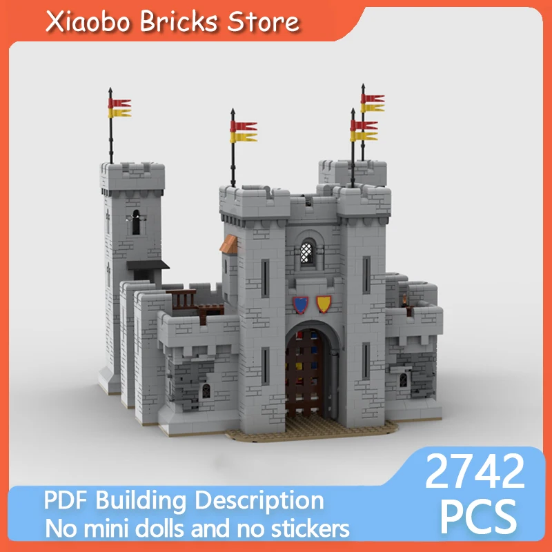 

Medieval Military Castle Model MOC Building Bricks Lion King Castle Modular Technology Gifts Holiday Assemble Children Toys Suit