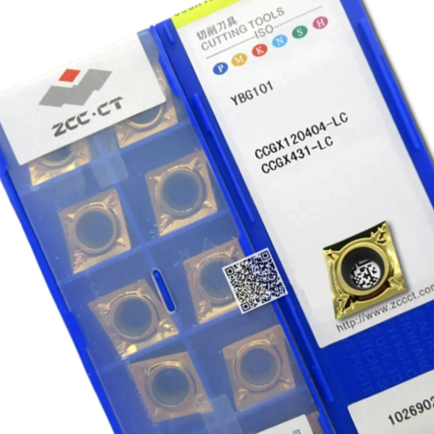 

CCGX120404-LC YBG101/CGX120408-LC YBG101/CCGX120404-LH YBG102 CCGX120404 CCGX431 CCGX432 ZCC.CT Твердосплавные пластины с ЧПУ 10 шт./кор.