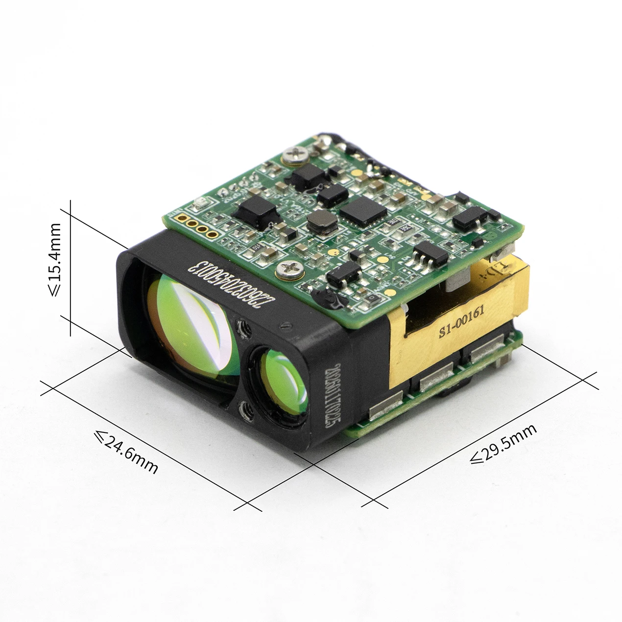 

EYOUNG EFC-3000D Industrial Grade 1535nm Erbium-Glass Laser Ranging Module 1m Accuracy 1-10Hz IP67 Rated Aluminum