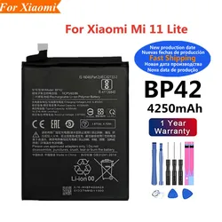 4250mAh BP42 Battery For Xiaomi Mi 11 Lite 11Lite Mi11 Lite High Quality Phone Replacement Batteries