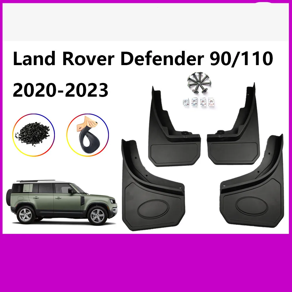 

Передние и задние брызговики для Land Rover Defender L663 2020-2022, брызговики, брызговики, аксессуары для брызговиков