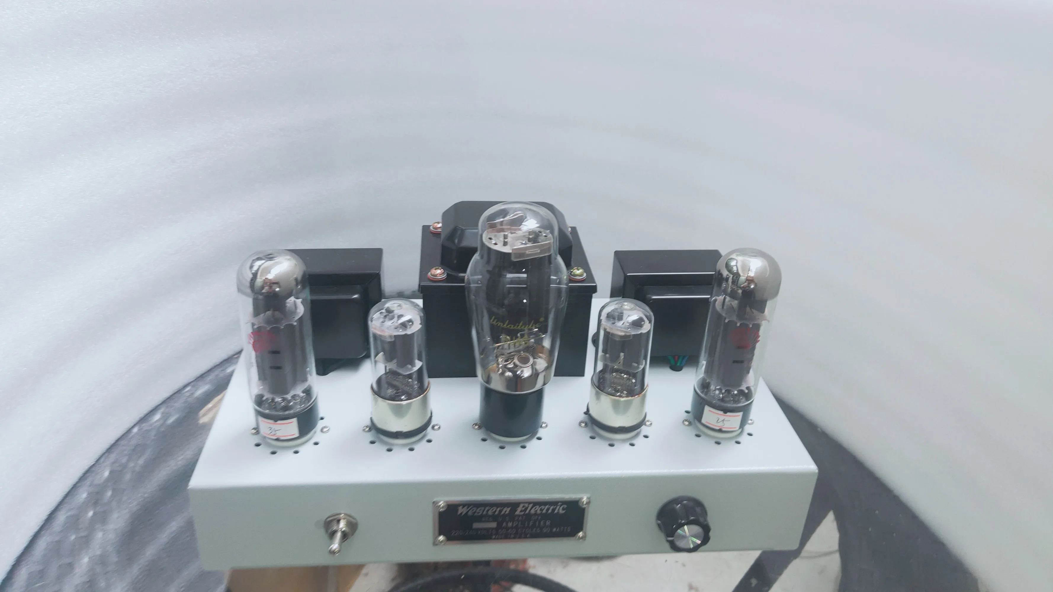 

EL34 Tube Amplifier, 6SN7 5U4G Class A Single-Ended, Hand-Wired, 7W x2, Hi-Fi Valve Amp for Bookshelf/Floor Speakers