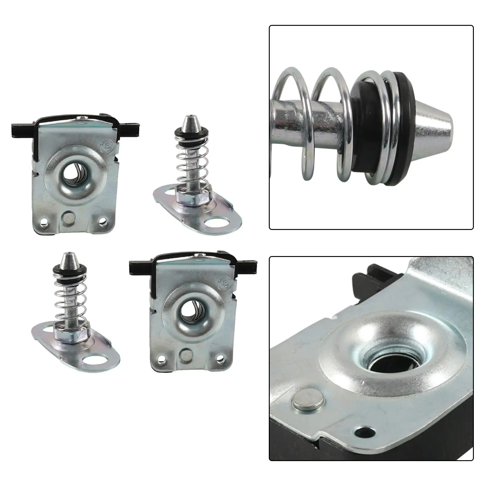 Reliable Iron Hood Lock Upper Lower Catch Latch Kit for BMW E39 E46 E53 High Performance Metal Car Accessory Replacement - view 5