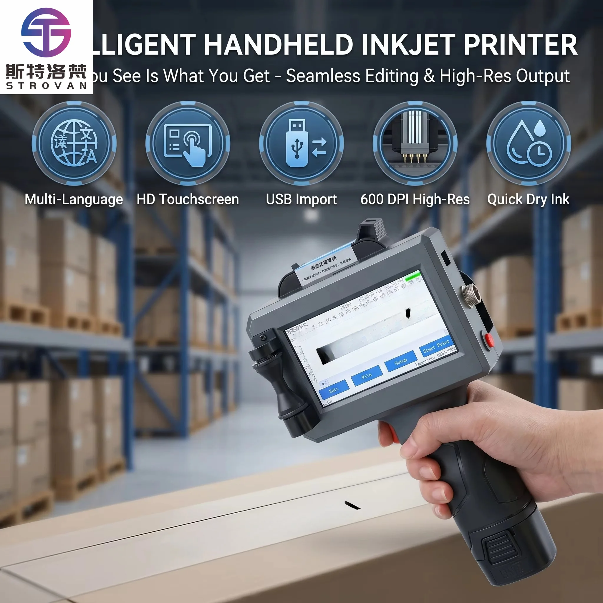 Barcode Printer - Printer Inkjet Tahan Lama untuk Mencetak
