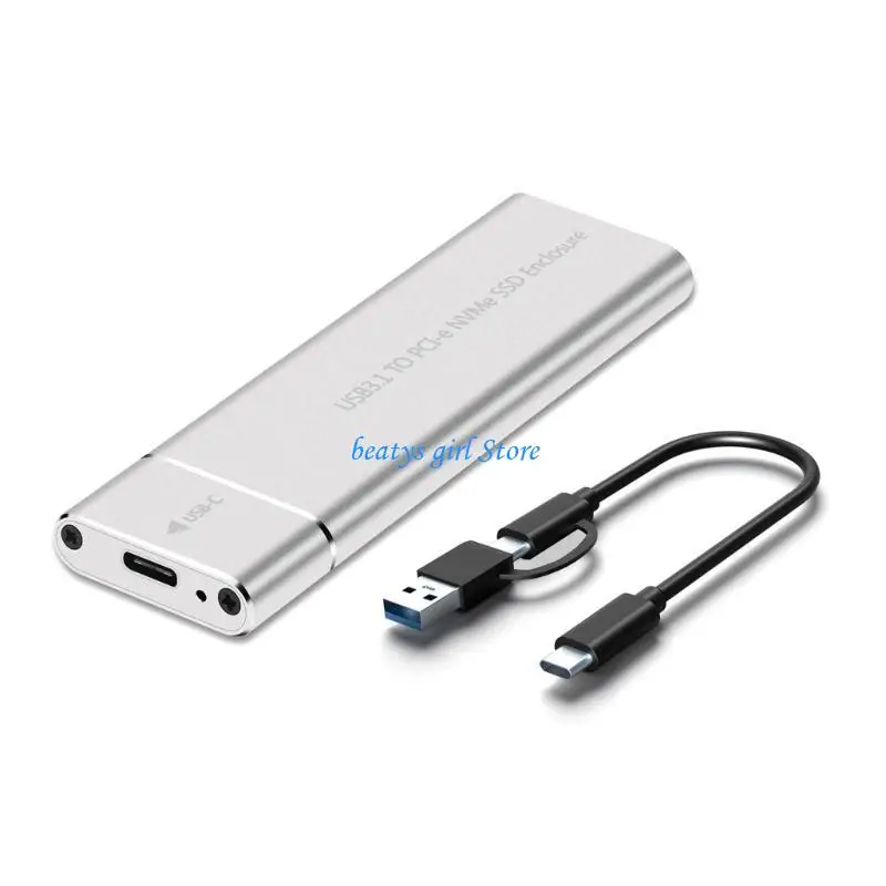 

C7AB NVMe SSD Enclosure Housing Efficient Heat Dissipation, Expand Storage