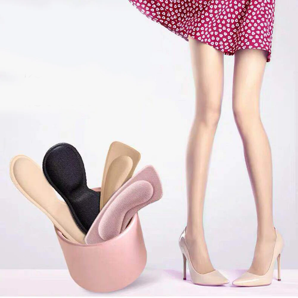 

8 Pairs Feet Pad Insoles Insert Sticker Adhesive Pads Foot Care High Heel Invisible Cushion Protect Calluses Blisters