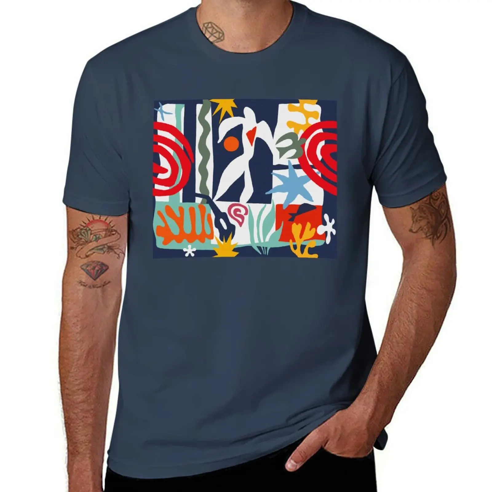 

Inspired by Matisse T-Shirt summer tops gifts for boyfriend T-shirts man mens plain t shirts
