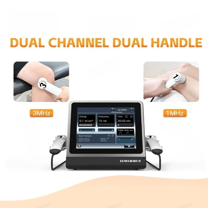 Badminton Plantar Fasciitis Ultrasonic Therapy Machine for Pain Relief Muscle Joints No Drug Ultrasound 1mhz Sport Injury Device