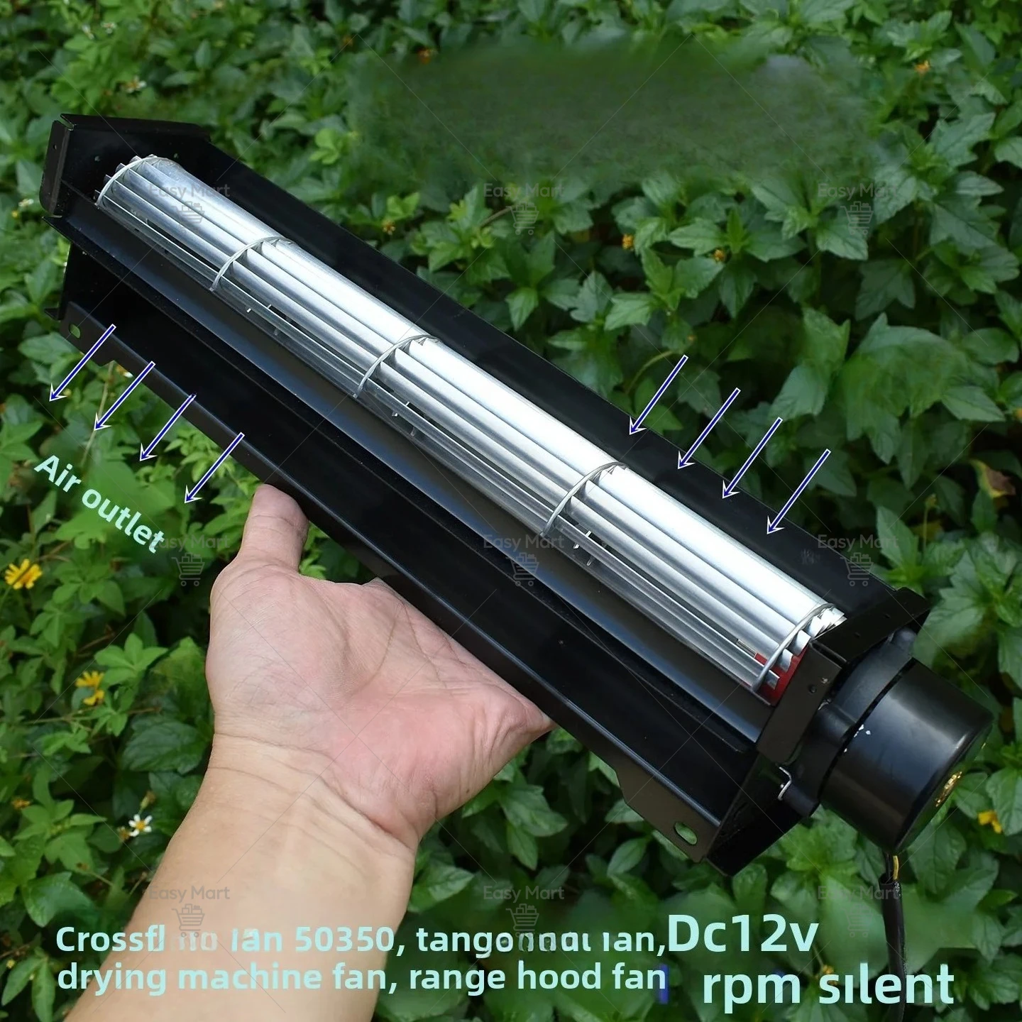 Cross Flow Fan 33360 (50350) DC12V Tubular Fan, Dryer, Hood, Perfusion Fan