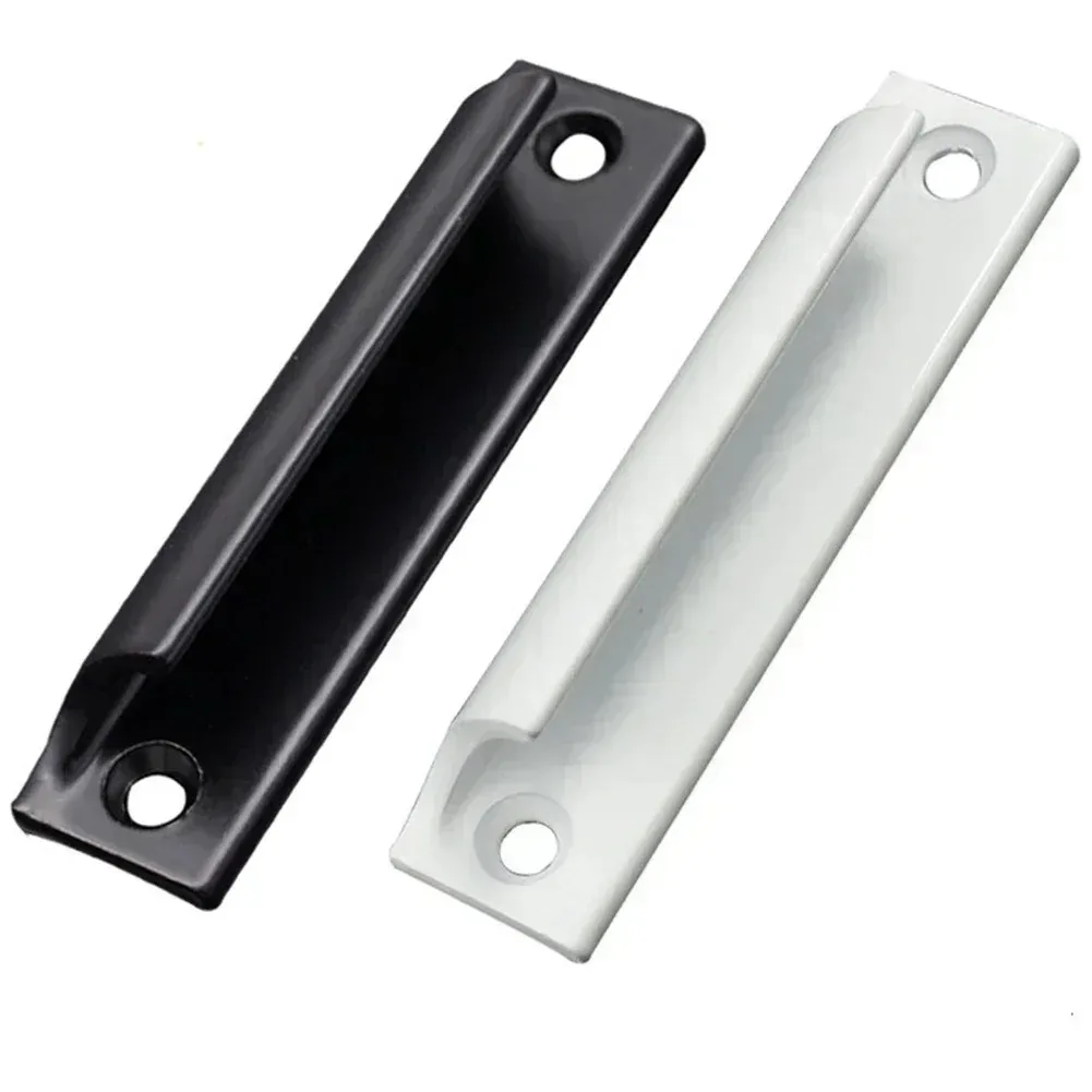 1pc Aluminum Screen Door Handle Solid Wood Casement Cabinet Screen Window Sliding Door Handle 9*2*2cm Black/White/Gold/Silver