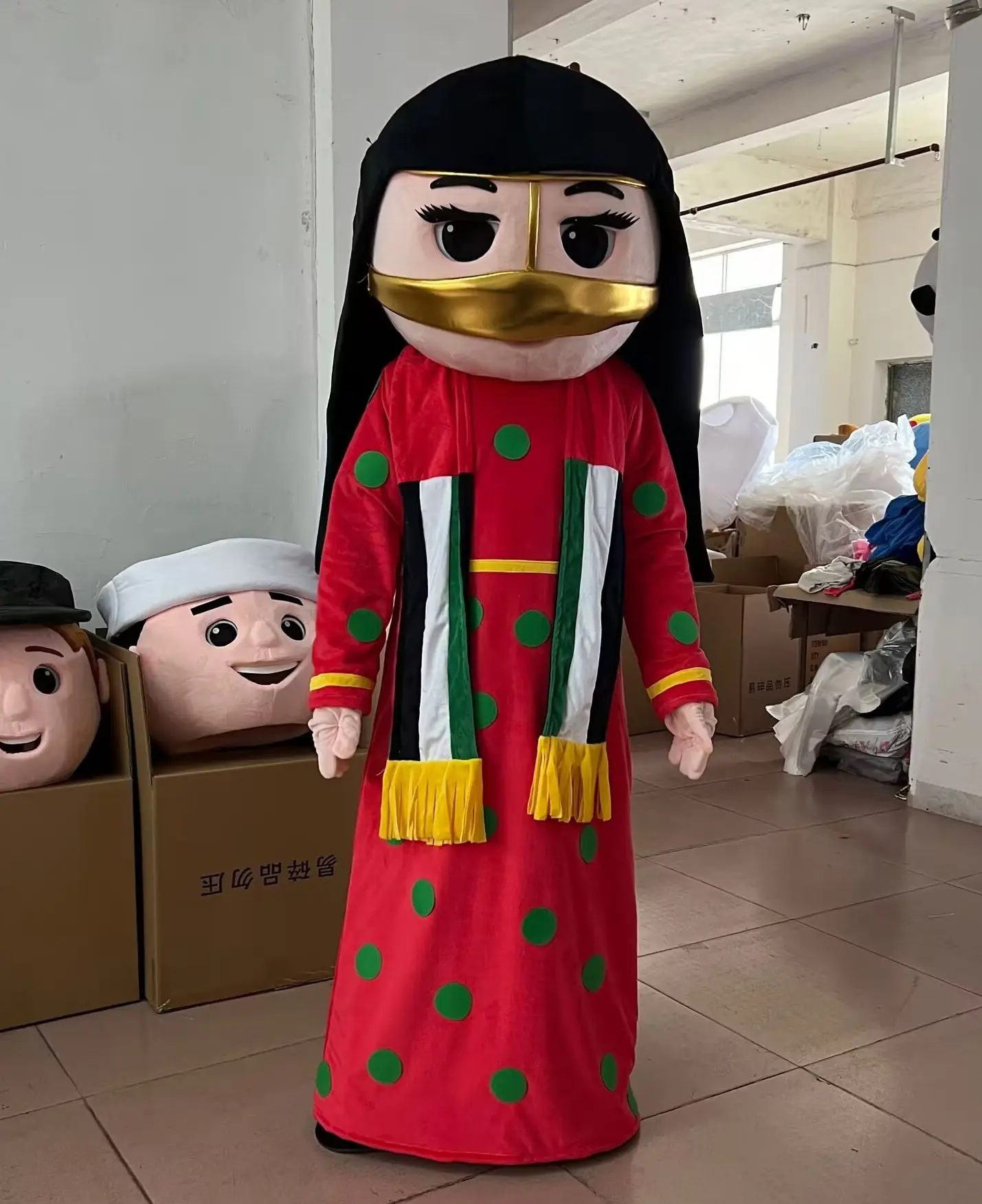 Nieuwe luxe Arabische mascotte kostuum bruiloft carnaval partij cosplay kleding paar verjaardag fancy dress cartoon halloween kerst