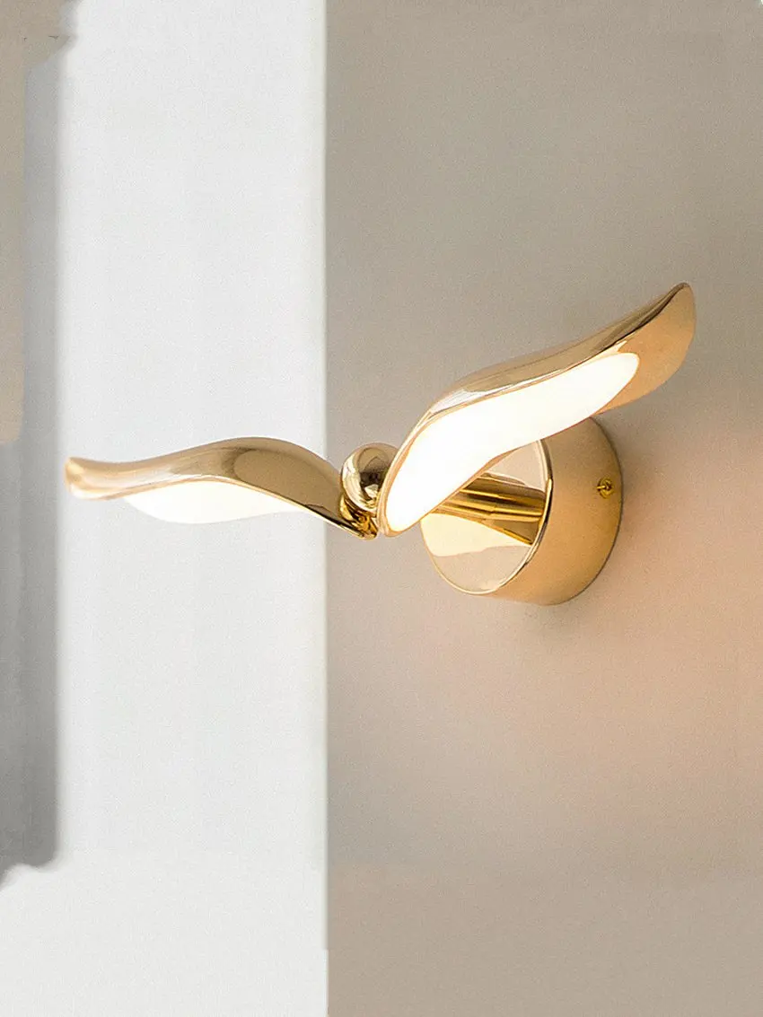 Seagull Wing Wall Lamps Bedside Bedroom Luxury Nordic Living Room Corridor Study Hallway Bathroom Mirror Headlight sconces light