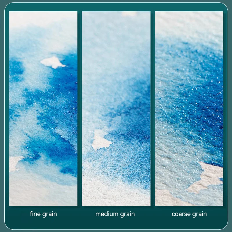 المهنية المائية ورقة بطاقة بطاقة بريدية القصدير صندوق الفنان الصف القطن 300 جرام غرامة/متوسطة/الحبوب الخشنة السفر رسم الفن لوازم