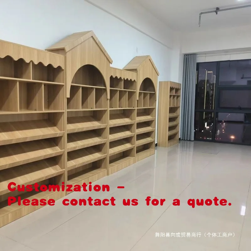 

Customize.Library Display Cabinet Children's Storage Rack Library Bookshelf Bookcase Kindergarten Display Cabinet Schoo