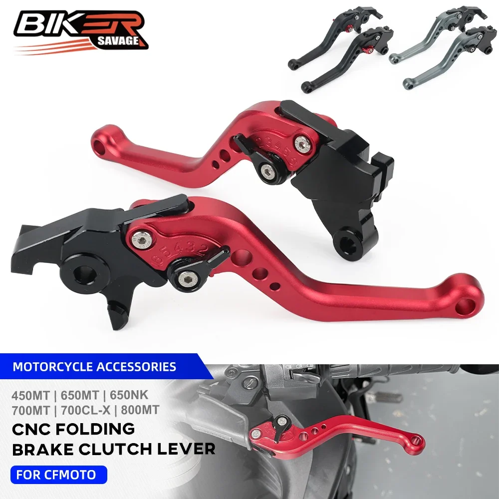 

For CFMOTO 450MT Folding Brake Clutch Lever 650MT 700MT 800MT 650 NK GT TR-G Adventure 700CL-X Motorcycle Short Control Handles