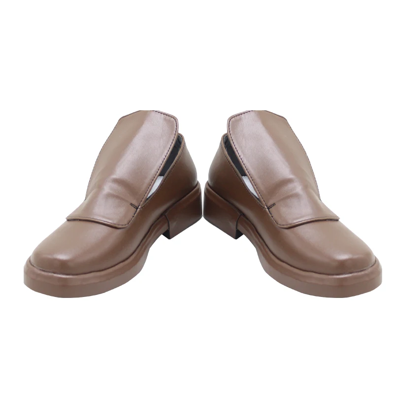 Akame Ga Kill ! Night Raid Lubbock Cosplay Shoes Brown PU Shoes Halloween Carnival Boots Custom Made Any Size