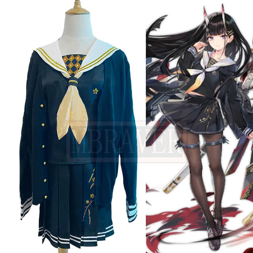 

Game Azur Lane IJN Noshiro Cosplay Costume Party Christmas Halloween Uniform Custom Made Any Size