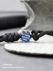 Titanium Alloy Umbrella Pendant, knife Pendant, Mobile Phone Chain Rope Pendant