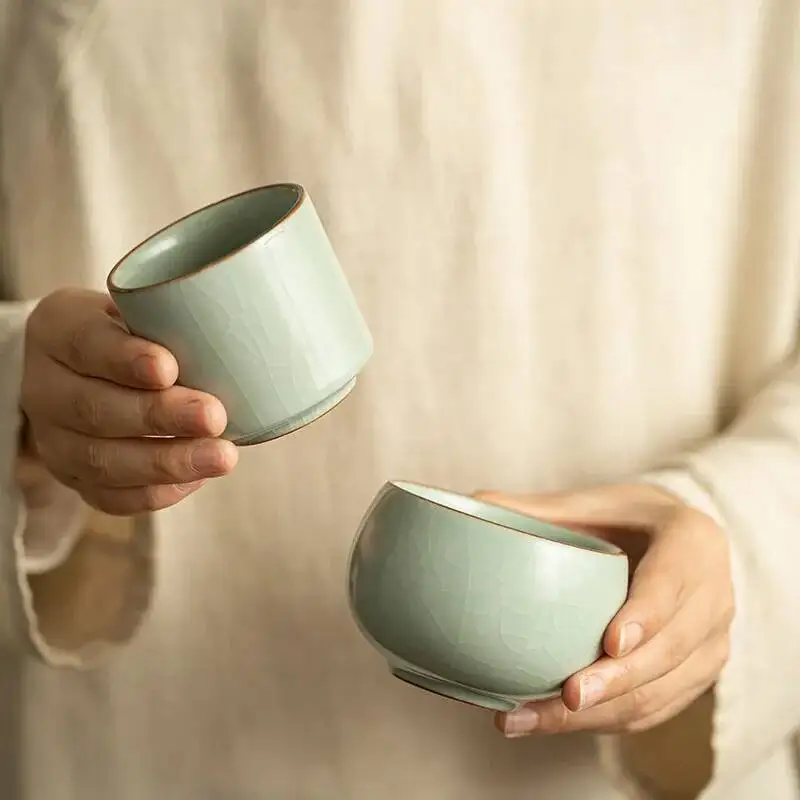 Tea Cup Master Water Cup Teacup Ru Kiln Tea Cup Ceramic Cup