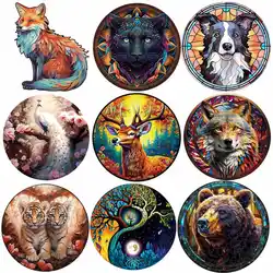 peacock Wooden Puzzle Jigsaw Brain Trainer For Kids Adults Family Interactive Game Hell Difficulty DIY Crafts Wood Toys