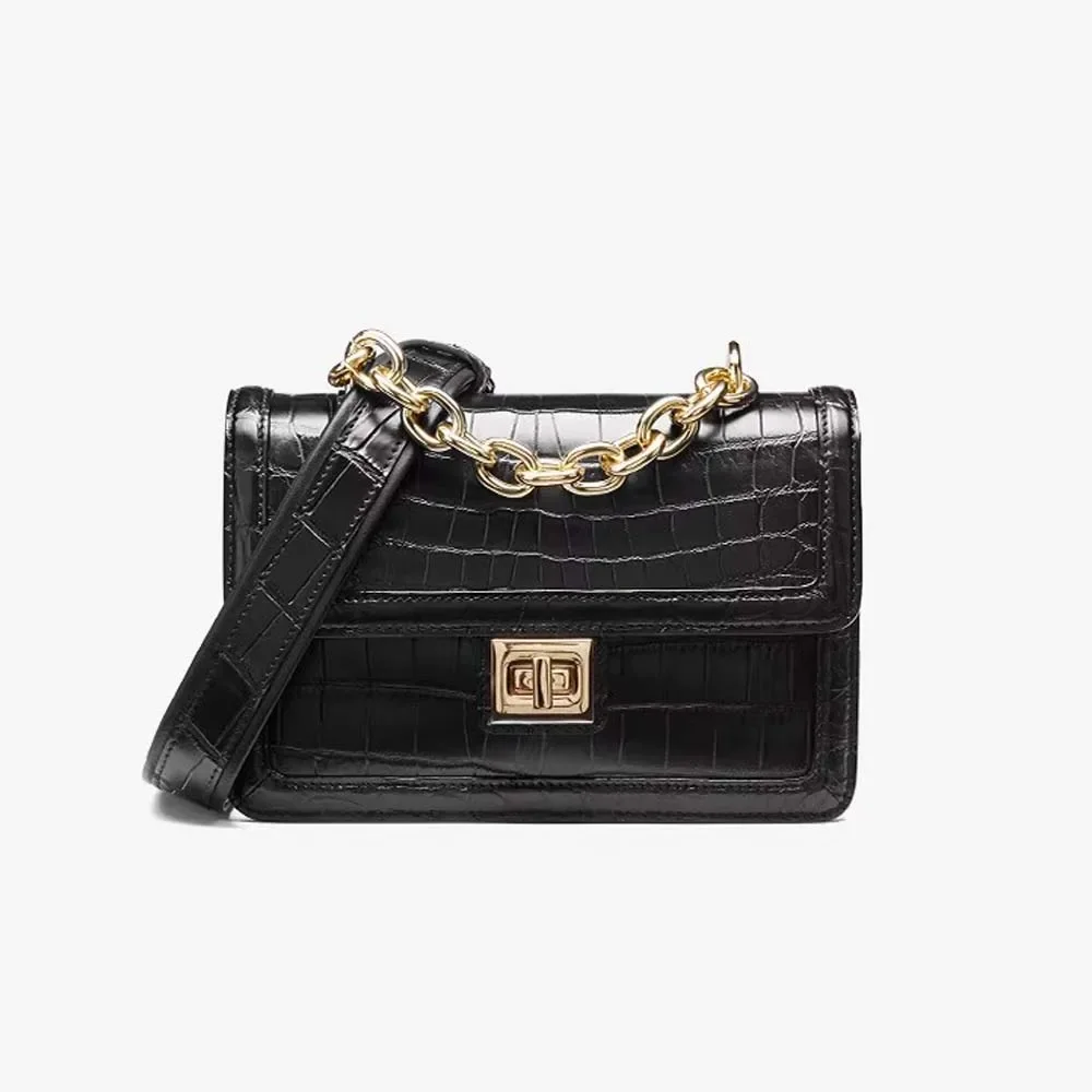 

gete crocodile bag female 2025 new fashion small square single shoulder crossbody bag women