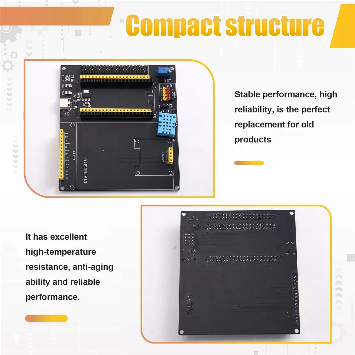 For - N16R8 Development Board with USB Camera Module Kit with 2.8 Inch TFT LCD 720P 1280x720 1MP for ESP32S3 IOT