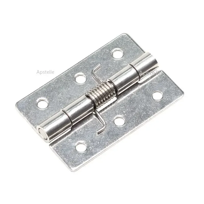 1PCS Self Closing Spring Door Hinge Stainless Steel Hardware 1/1.5/2/2.5/3/4Inch For Windows Cabinets Jewelry Boxes