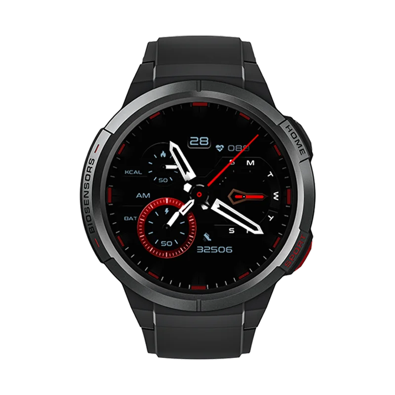 Mibro GS Smartwatch GPS Positioning 460mAh Battery AOD 1.43Inch AMOLED HD Screen 5ATM Waterproof Sport Men Women Smart Watch