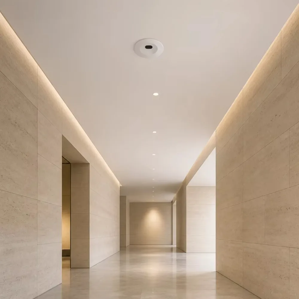 Ceiling Sensor Garage Office Embedded Day/Night Mode PIR Replacement Sensor 940nm 3.2m Range 20° Angle IP20 DC21-30V Intelligent