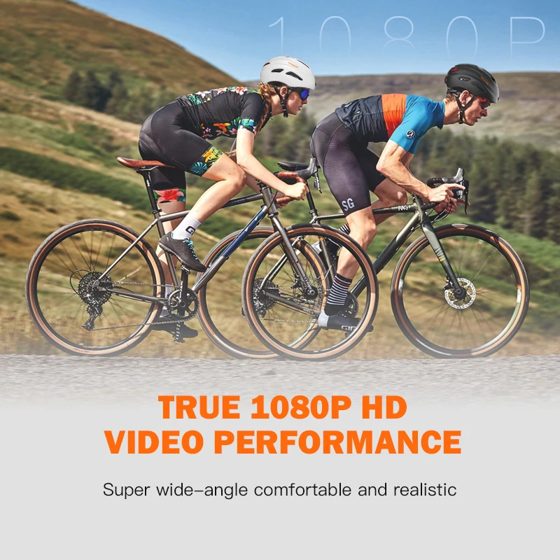 V8 FOXWARE الرياضة في الهواء الطلق رئيس يمكن ارتداؤها خوذة WIFI HD كاميرا صغيرة عمل كاميرا المهنية ركوب الدراجات تسلق كاميرا رياضية P2P