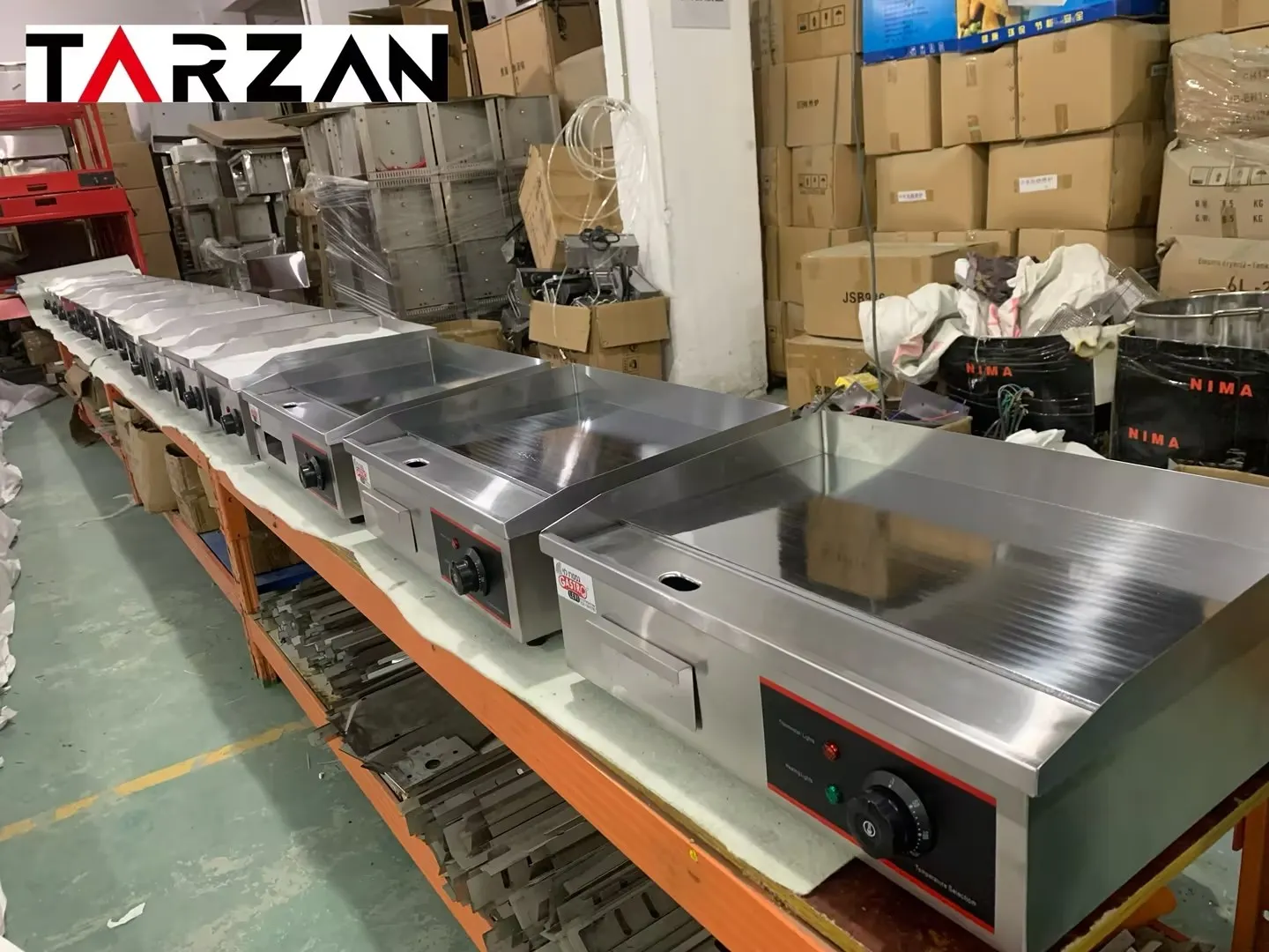 مطعم مكافحة الأعلى لوحة مسطحة الشوايات الكهربائية همبرغر الشوايات الكهربائية