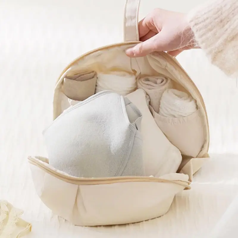 

Travel Essentials Home Storage Cute Shell-Shaped Underwear Storage Bag Large Capacity Waterproof Organizer For Bras, Socks