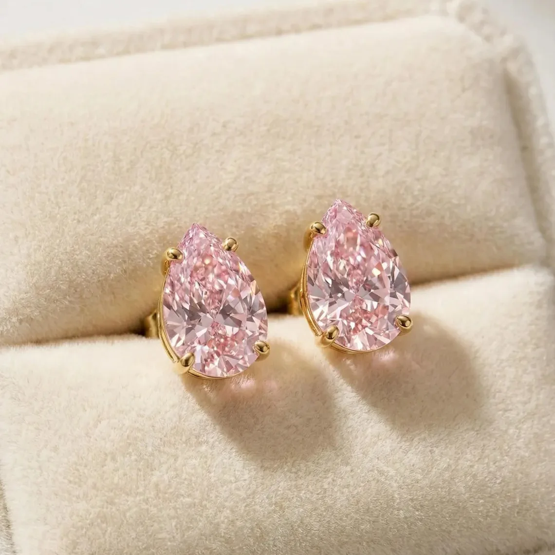 

Competing With Ice Flower Cut Diamond Waterdrop Earrings - Exquisite Jewelry For Women, Perfect For A Party Gift