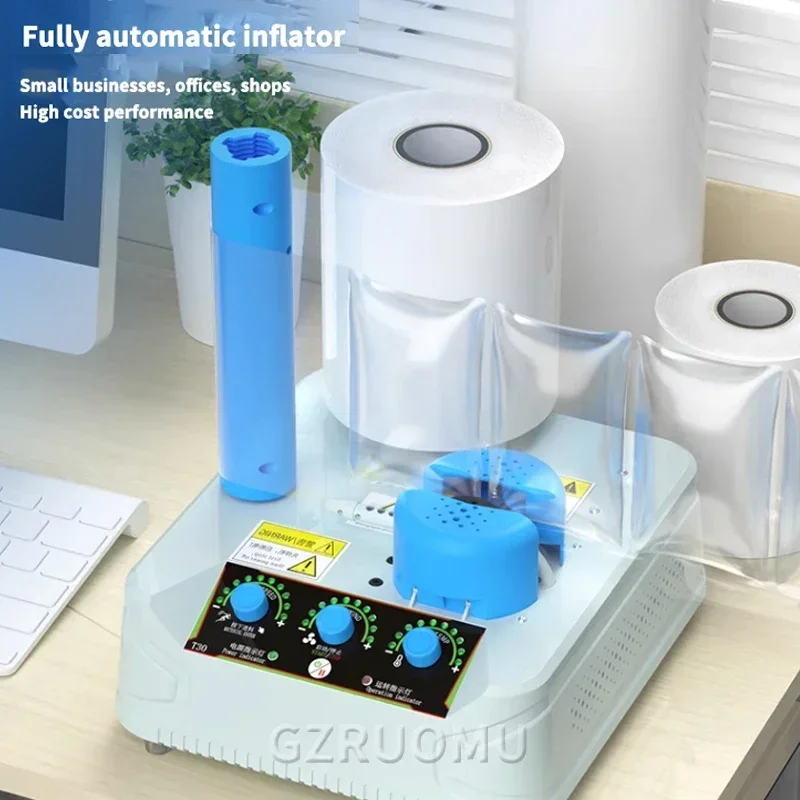T30/30S Multifunctionele Inflator Draagbare Schokbestendige Tas Automatische Inflatie Anti-Collision Bubble Kalebas Film Opblaasbare Machine