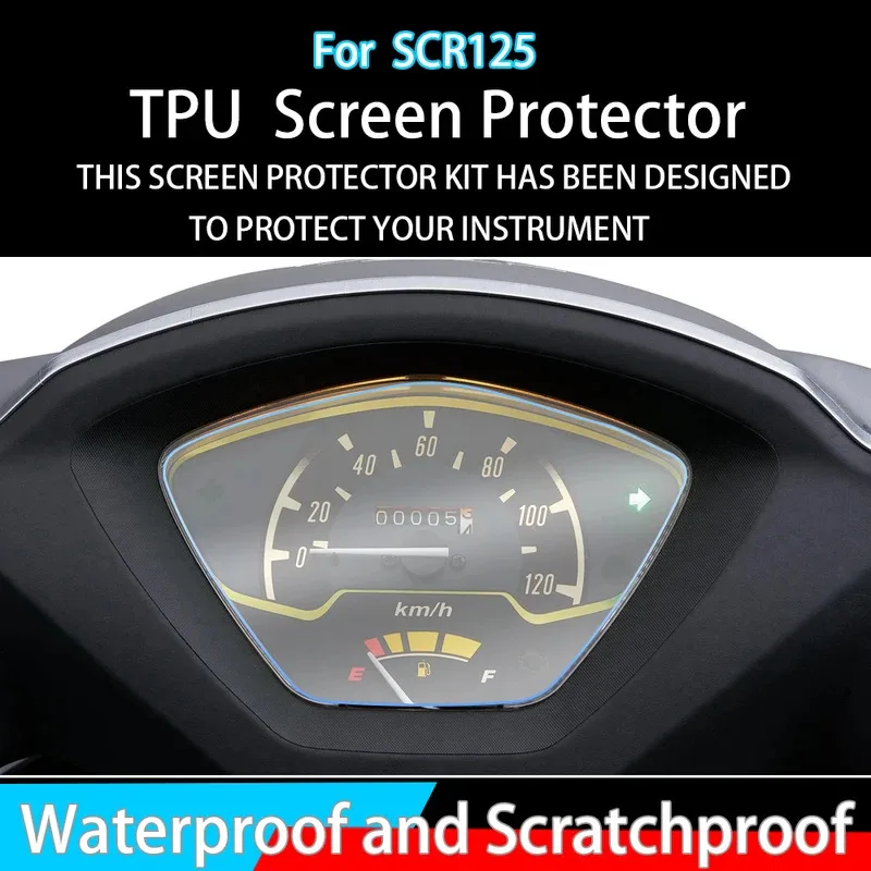 For Honda SCR125 2024 Motorcycle Dashboard Scratch Protection Film Accessories