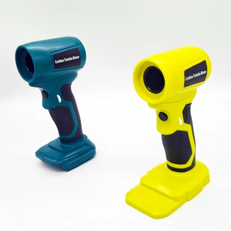 

For Milwaukee/Dewalt/Bosch/Makita/Ryobi 18V/20V Batteries Brushless Turbine High-Speed Hair Dryer with Variable Speed Adjustment