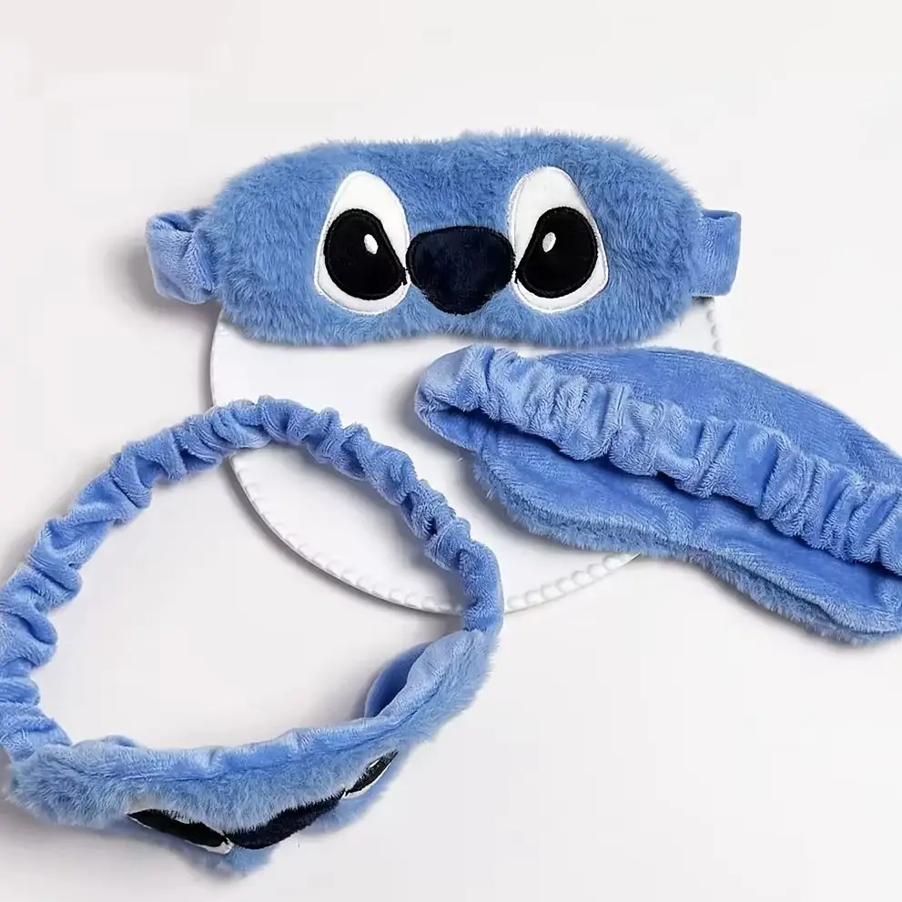 1pc Disney Stitch Eye Mask, Perfect for Travel, Bedtime Essentials, lightweight, and Party Gifts, Luggage Accessories