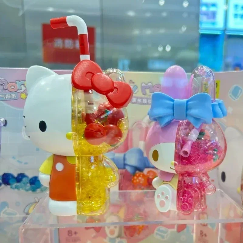 Sanrio Bouwstenen Wonder Grote Pop Bubble Soda My Melody Hello Kitty Kuromi Cinnamoroll Splicing Model Ornament Gift