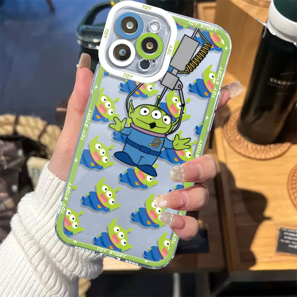 Toy Story Aliens Case for Redmi 10C 12C 9C 9T 9 12 10 9A 10A 13C Transparent Soft Capa Funda TPU Cover