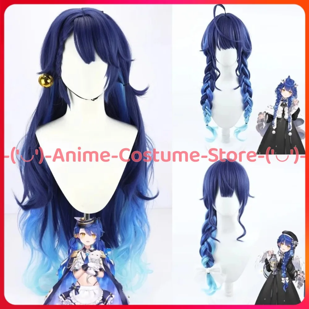 

VTuber Amamya Kokoro Cosplay Wig Military Uniform Christmas New Outfit Anime Character Halloween Carnival Party Costume Wigs