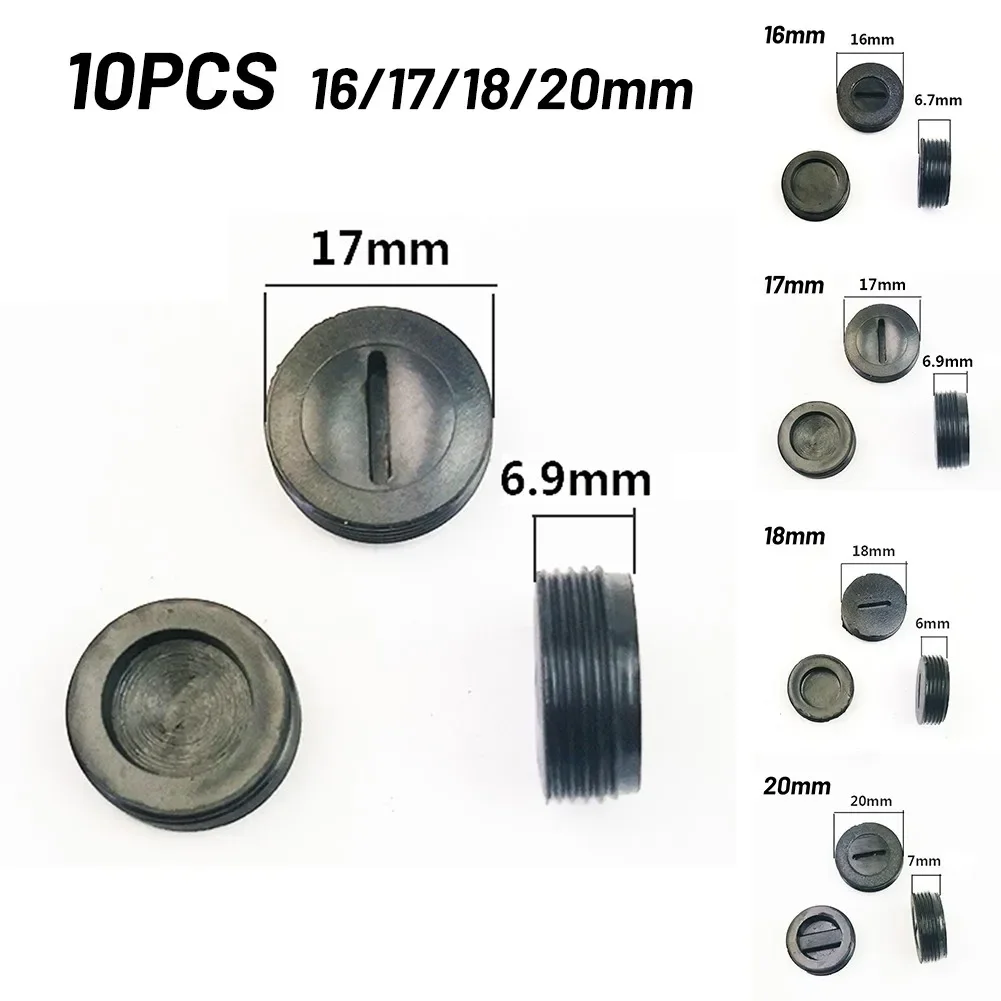 Vendita calda nuovo pratico coperchio della spazzola di carbone 16/17/18/20mm smerigliatrice angolare Kit trapano elettrico Set di utensili elettrici in plastica