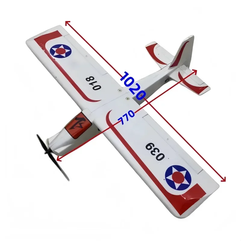 Modello di aereo telecomandato ad ala fissa Devil x110 novice induction aircraft single-wing EPO trainer