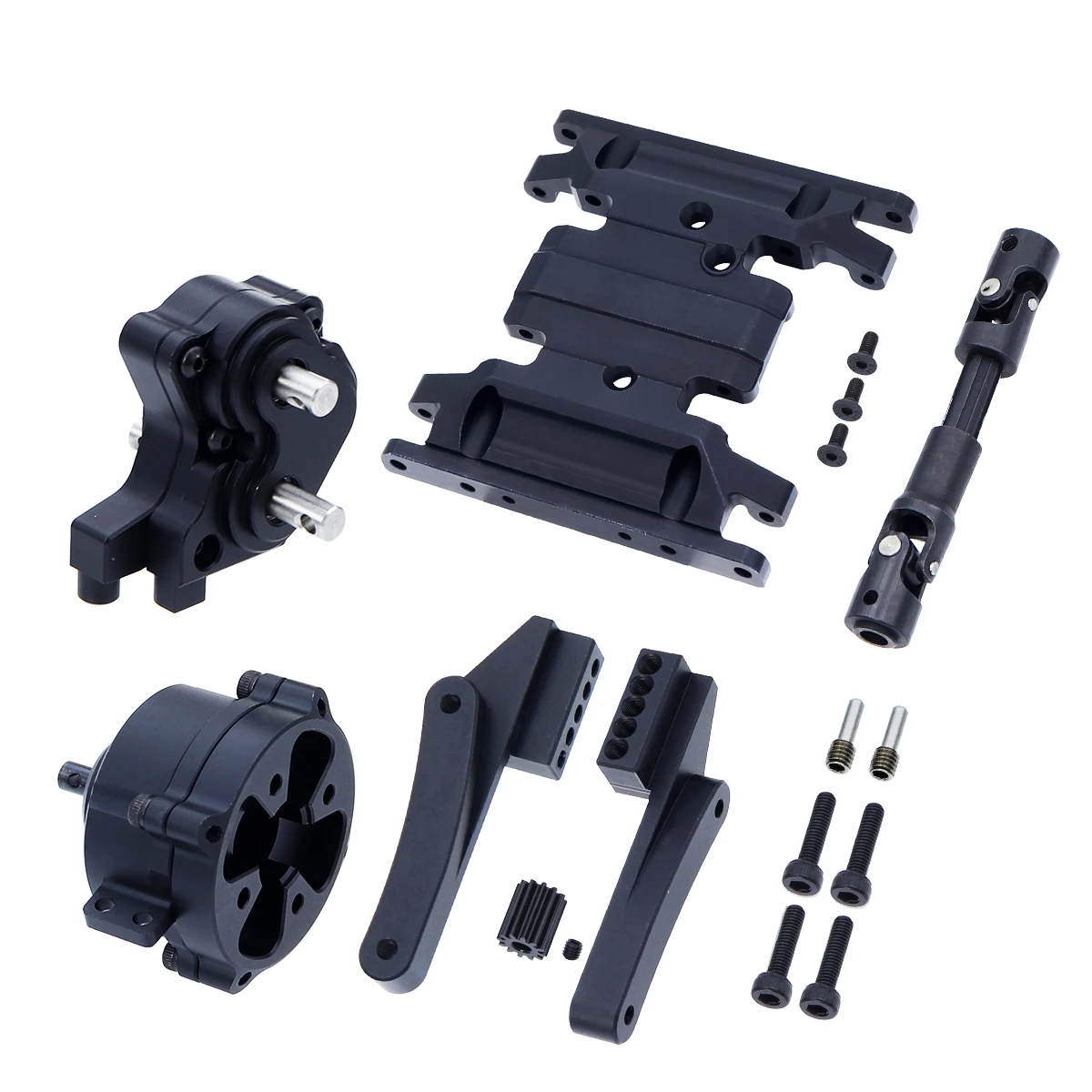 Front Planetary Gearbox Transfer Case Transmission For 1/10 RC Crawler Car Axial SCX10 II AX90046  Aluminum Alloy Upgrade Parts