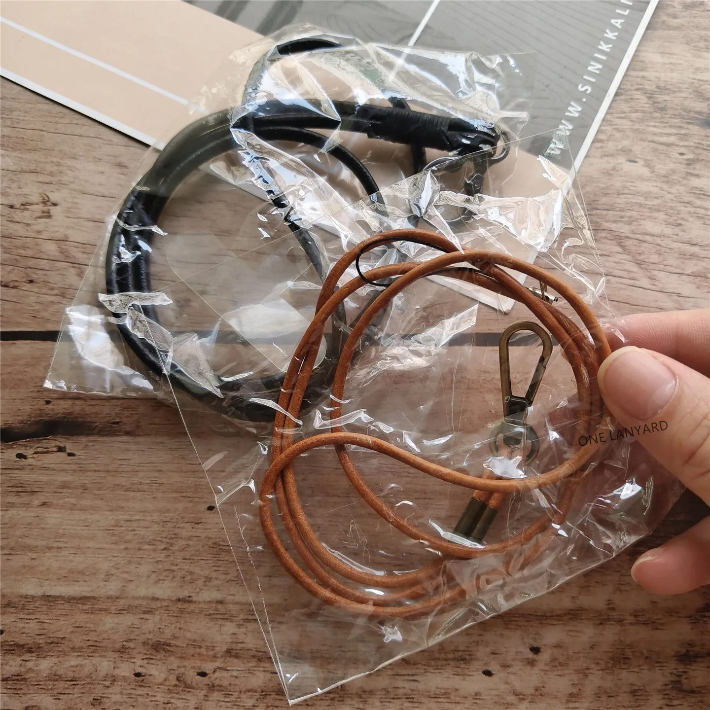 Brown Leather Phone Lanyard, Stylish Gift