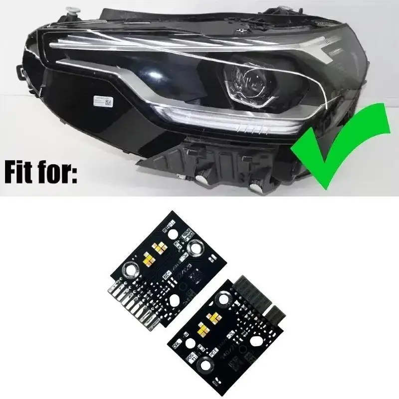 

Yellow DRL LED Boards Daytime Running Lights for BMW G87 M2 G42 220d 220i 230i 218i M240i 2022 2023 2024 Standard LED Headlight