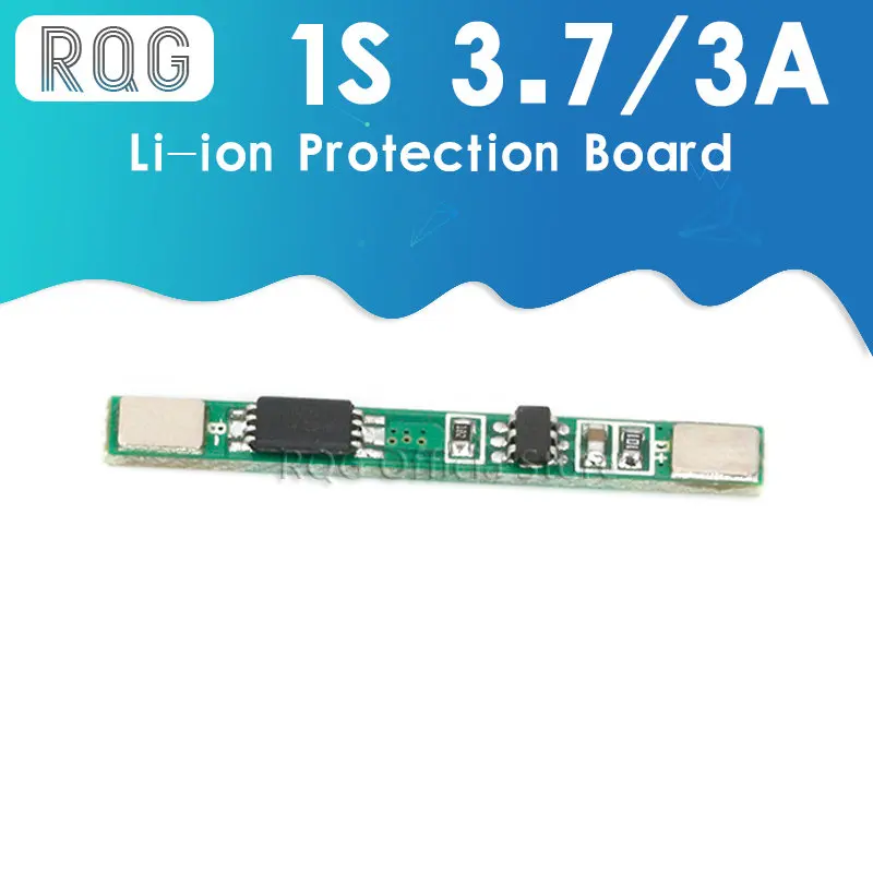 

Плата защиты литий-ионной батареи 1S 3,7 в 3 А, 10 шт., BMS PCM, pcm для литий-ионной батареи 18650