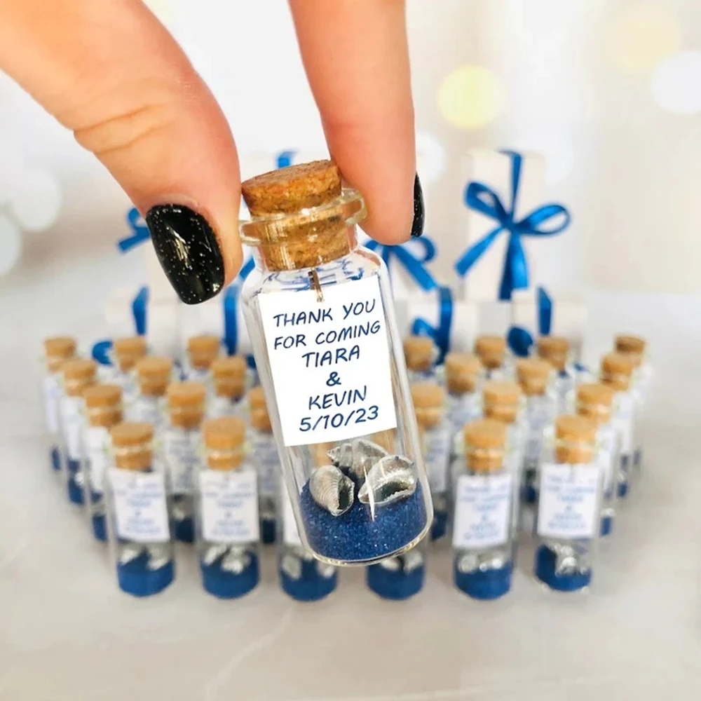 

Beach Wedding Favors Set of 10, Royal Blue, Nautical Theme, Favors for Guests in Bulk